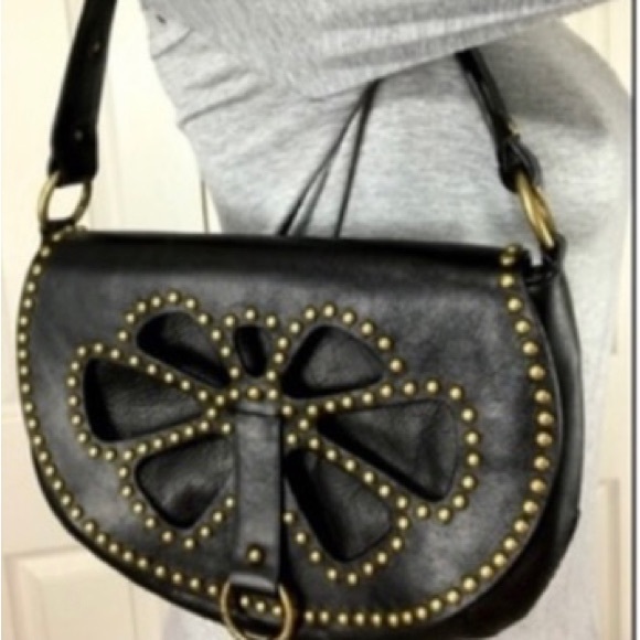 MICHAEL KORS VINTAGE ROSE SADDLE BAG - Picture 2 of 9